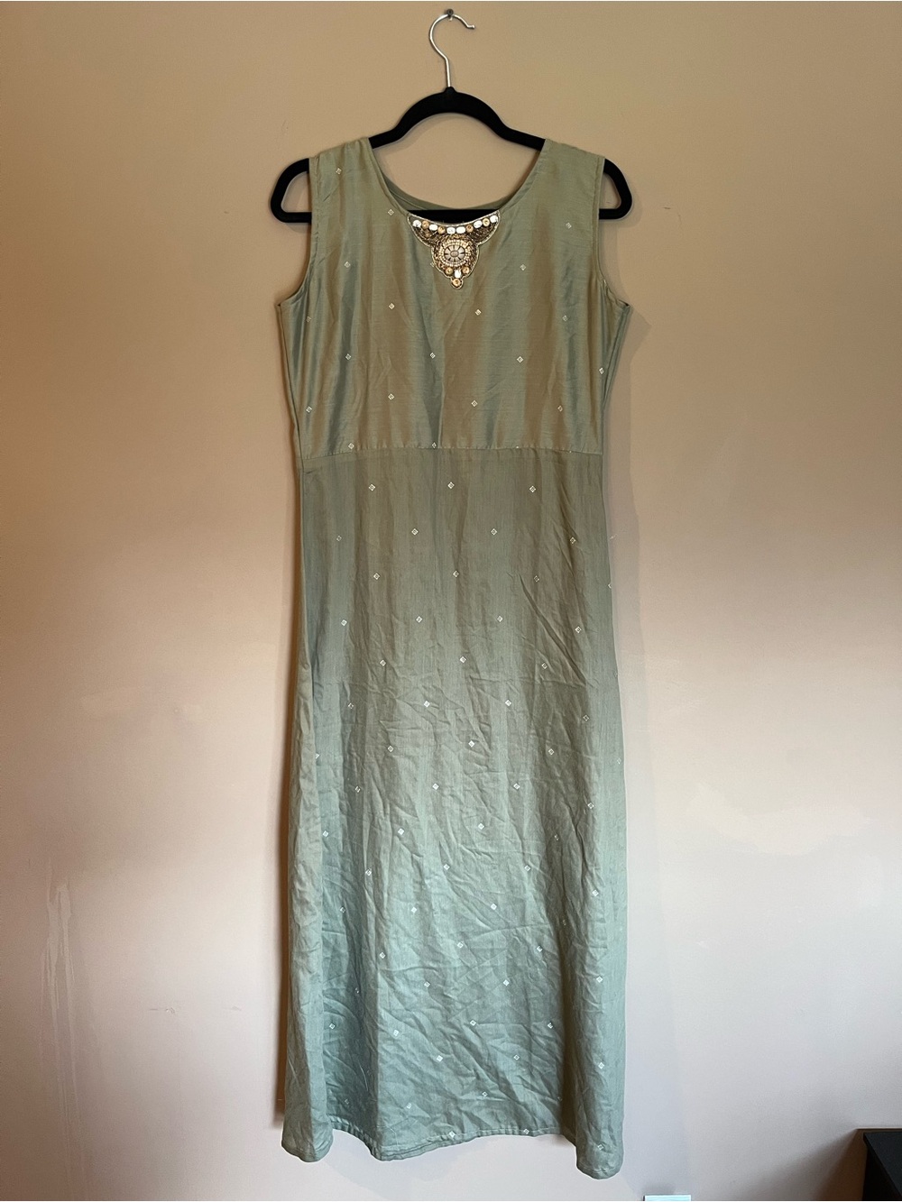 Soch Sage Green Embellished‎ Maxi Dress
Sleeveless Ethnic Indian Dress